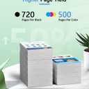 21XL 22XL Ink Cartridges Combo Pack Compatible HP 21 22 Ink Cartridges Replacement for OfficeJet 4315 J3680 DeskJet F2210 F4180 F380 F300 F4140 D1455 3940 PSC 1410 (2-Pack, Black/Tri-Color)