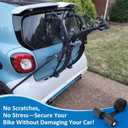 Bike Rack Straps Replacement Compatible with Saris Trunk Mount Bike Racks Compatible with Bones, Bones EX, Guardian Soft Rubber Bumpers Accessories Protect Hatchback & SUV