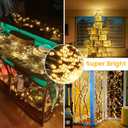 Connectable 240LED 88Ft 13Modes String Lights Outdoor Indoor | Extendable Green Wire Christmas String Lights with Timer | Twinkle Fairy Light Plug in for Xmas Tree Garden Decor Party (Warm White)