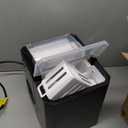 Silonn Ice Maker Countertop, Portable Ice Machine with Carry Handle, Self-Cleaning Ice Makers with Basket and Scoop, 9 Cubes in 6 Mins, 26 lbs per Day, Ideal for Home, Kitchen, Camping, RV (Black)