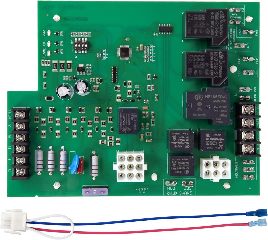 1012-920A Furnace Control Board Compatible with Rheem 62-24084-82, 62-24084-02, 1012920A, 62-24084-01 Replacement Furnace Control Circuit Board