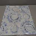 HPD Half Price Drapes Textured Cotton Printed Cushion Pillow Covers (Set of 2) - Decorative Throw Pillow Covers 18x18 Inch for Bedroom and Living Room - Droplets Light Blue