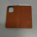 SUANPOT Design for iPhone 15 Pro 6.1" Kickstand Protective Wallet case with RFID Credit Card Holder,Flip Folio Book PU Leather Shockproof Cover Women Men for Apple 15Pro Phone case Light Brown