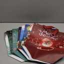 YANGTE 8 Pack Christmas Gift Bags with Handles, Large Non-Woven Tote Bags for Wrapping Xmas Party Favors, 12.8"x9.8"x6.7