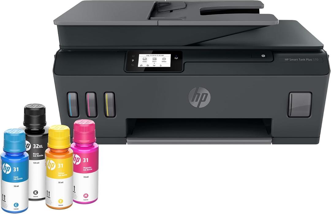 HP Smart Tank Plus 570 Tank Printer | 2 Years of Ink Included | All-in-One