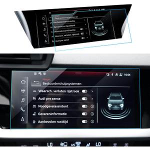 Car Screen Protector for Audi A3 8Y 2022 2023 2024 2025 Accessories Navigation Touchscreen Protector Film Tempered Glass HD Clear 10.1''