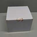 VOCOSTE 1 Set Makeup Organizer with Stackable Drawer, 7 Grids Makeup Organizer for Countertop Vanity, Skincare Organizers Cosmetic Display Cases, Clear White