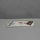 Tilingview 5-Pack Peel and Stick Tile Trim for Backsplash – " Self-Adhesive PVC Molding Edge, Decorative Pencil Tile Edging for Walls (White Stone)