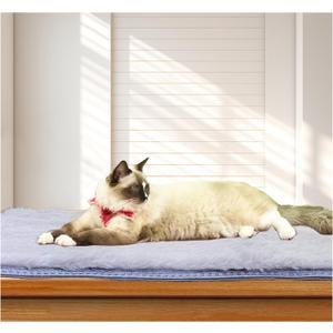 Soft Cat Window Sill Dog Pad Perch,Fluffy Windowsill Dog Pet Mat Pillow Seat Bed, Cat Pet Cushion for Window Sill Mat (Gray, 12"x35")