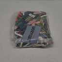 Panelee 6 Pcs Patio Cushion Covers Square Chair Seat Slip Covers Waterproof Outdoor Cushion Replacement Water Repellent Slipcover with Ties for Sofa Furniture Bench(24 x 24 x 4 Inch)