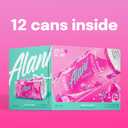Alani Nu PINK SLUSH, Sugar Free, Low Calorie Energy Drinks, 200mg Caffeine, Biotin, B Vitamins, Zero Sugar, 10 Calories, 12 Fl Oz Cans, 12 Pack