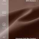 Soothfeel Women's 7" Athletic Running Long Shorts with Pockets High Waisted Bermuda Shorts for Women Workout Walking Casual (Black, M)