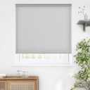 LazBlinds Cordless Cellular Shades, Light Filtering Honeycomb Shades for Home, Thermal Insulation Noise Reduction Blinds for Windows, 28'' W x 48'' H, Grey
