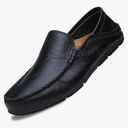 Go Tour Men's Premium Genuine Leather Casual Slip on Loafers Breathable Driving Shoes Fashion Slipper 10.5 M