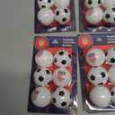 4 x Jacent U.S. Soccer Table Tennis Balls: Official Licensed Product, 6 Count, 40mm Ping Pong Balls w/Logo and Soccer Ball Designs, Recreation Quality for Practice and Pong Play