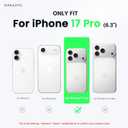 ORNARTO Compatible with iPhone 17 Pro Case 6.3", Slim Liquid Silicone 4 Layers Full Covered Soft Gel Rubber Shockproof Cover, Protective Phone Case for iPhone 17 Pro-Olive Green