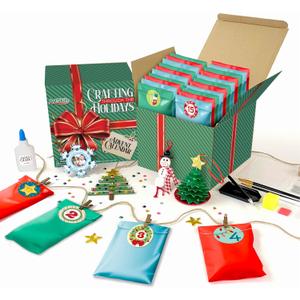 ArtSkills 25 Day Christmas Craft Advent Calendar 2025, Crafting Through the Holidays Arts & Crafts Advent Calendar for Kids