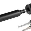 CURT 23518 Black Trailer Hitch Lock, 5/8-Inch Pin Diameter, Fits 2-Inch Receiver
