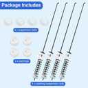 WTW8000BW0 Washer Suspension Rod, Fit for Whirl-pool May-tag Ken-more Washer WTW6500WW1 MVWB300WQ2 WTW6800WW1 MVWB725BW0 MVWB455YQ0 MVWB300WQ1 MVWB750WQ0