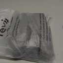 REVIX Microwavable Booties and Feet Warmers for Women & Men, Microwave Heated Foot Warmer with Flaxseed Moist Heat Therapy for Cold Feet, Gray, S/M