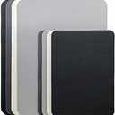 Simply Genius Cutting Board Set - 8-Pack Gray, 4 Large (11.5" x 15") & 4 Small (8" x 11") - Plastic Cutting Boards for Kitchen - Flexible Mats with Textured Grip Backing & Dishwasher Safe