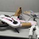 Glerc Fantacy Kids Bike, 12-20 Inch Children Bicycle for 2-13 Years Old Boys Girls, Kids Bicycle with Water Bottle Holder & Headlight & Training Wheels, Multiple Colors (Pink)