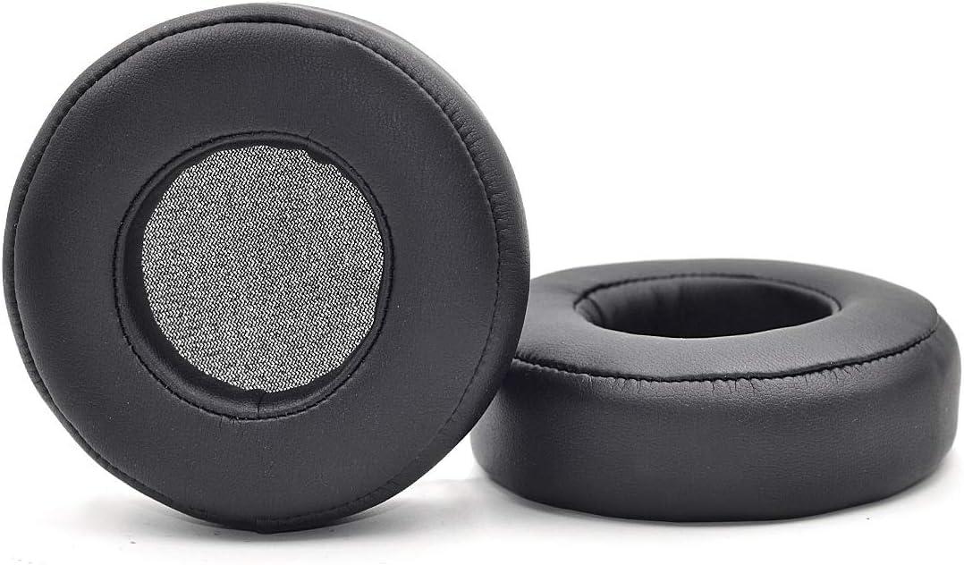 Ear Pads Replacement Ear Pads Cushions Compatible with Beats by Dr. Dre Pro Detox Headphones Soft Protein Leather High-Density Memory Foam Earpads Earmuffs Ear Cups Cover Repair Parts - Black