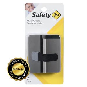 Safety 1st Multi-Purpose Plastic Appliance Lock Decor, 2-Count (Packaging May Vary) (2 Count (Pack of 1))