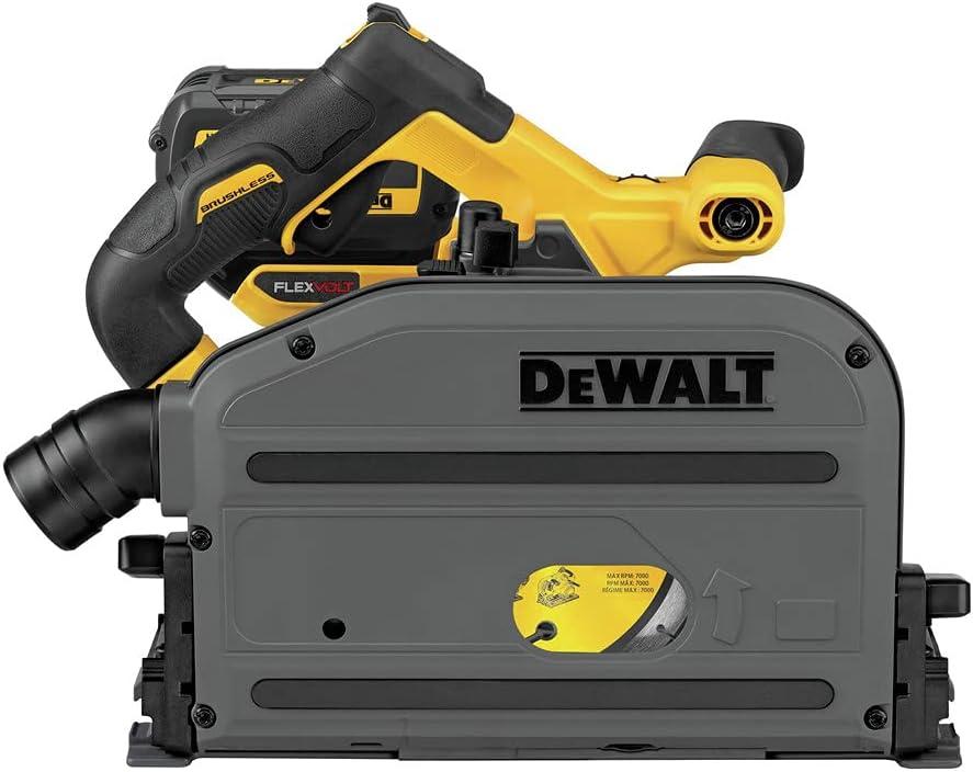 DEWALT FLEXVOLT 60V MAX* Circular Saw, 6-1/2-Inch, Cordless TrackSaw Kit (DCS520T1)
