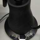 Gooseneck Electric Kettle with 1 Temperature Control for Pour Over Coffee & Tea, Quick Heating, BPA-Free Stainless Steel, Built-in Brew Timer, 1500W/0.9L (Ebony Black)