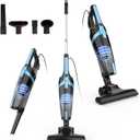 Powerful Corded Stick Vacuum,2 in 1 Lightweight Handheld Vacuum Cleaner for Hardwood Floor Pet Hair(Blue)