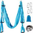 Aerial Yoga Swing Set, Ultra Strong Hammock Trapeze Extension, Antigravity Ceiling Hanging Sling Inversion Exercises (Sky Blue)