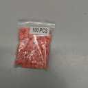 PATIKIL 100 Pcs Coral Flower Beads, 9x7mm Artificial Jasmine Flower Shell Floral Spacer Beads for Jewelry Making DIY Crafts Necklace Bracelet Earring Accessories, Pink