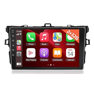 Android Car Stereo for Toyota Corolla 2006 2007 2008 2009 2010 2011 2012, 9inch Touchscreen Radio with Carplay and Android Auto + Backup Camera+Mic[2+32G]