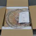 Seealle Farmhouse Table Lamps Set of 2 - Rustic Lamp for Bedroom Living Room, 22" Boho Bedside Lamps for Night Stands End Table Office Desk Lamp Nightstand Clearance with Linen Shades(Washed Blue)