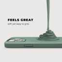 Compatible with iPhone Cover 13 Pro Case Silicone with Screen Protector - Green