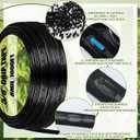 Tondiamo 1000' 5/8 Inch Drip Tape Irrigation Tubing Kit 8 Mil 6" Spacing Garden Hose Watering Tube Line Automatic Equipment for Garden Irrigation System Farms, Landscape, Lawn