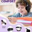Kids Headphones 2 Pack for School Classroom Students Teens Children Toddler Boys Girls and Adult (HY450, 2 Black)