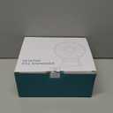 Daviky Pill Dispenser Daily, Large Pill Organizer with Wall-Mounted or Standing Use, 14 Days Pill Box, Push Button Design, Weekly Pill Organizer for Vitamin, Medicine.Supplement, Fish Oil (White)