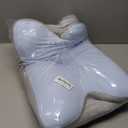 Cervical Neck Pillow for Pain Relief - Ergonomic Side Sleeper Pillow for Neck Support, Cooling Memory Foam Pillows for Sleeping, Contour Pillow Orthopedic Bed Pillow for Back Stomach Sleepers (Blue & Grey)