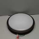 13 inch Flush Mount LED Ceiling Light Fixture, 2700K/3000K/3500K/4000K/5000K Adjustable Ceiling Lights, Oil Rubbed Bronze Saturn Dimmable Lighting for Hallway Bathroom Kitchen or Stairwell, ETL Listed