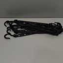 Space Saving Hangers for 48 Clothes, Reinforced Collapsible Hangers with 360 Swivel Hook, Hanger Hooks Space Saver for Closet Organizers and Storage, Dorm Room Essentials, Fully Assembled, Black