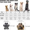 SCENEREAL Anti-Slip Dog Paw Protector Gripper Traction Pads for Small Medium Large Senior Dogs, Dog Feet Stickers with Stronger Adhesive for Hardwood Floors Hot Pavement, 9 Sets(36 Pcs), Grey S