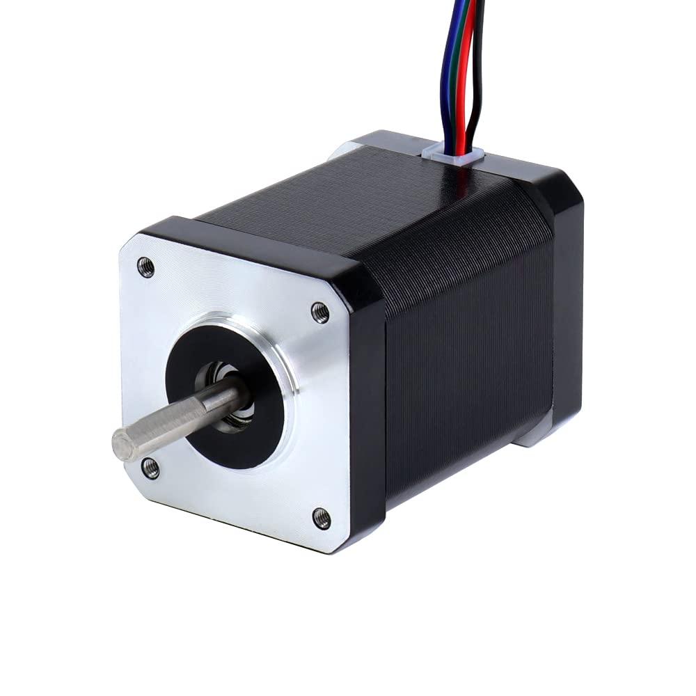STEPPERONLINE E Series Nema 17 Stepper Motor Bipolar Stepper Motor 60Ncm 2.1A Extruder Motor