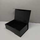 PACKHOME Large Gift Box 13.5x10x3.5 Inches, Sturdy Shirt Box with Magnetic Lid for Multiple Occasions (Glossy Black)