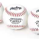 Rawlings | Official T-Balls | TVB | Youth/6u | 3 Count | Sponge Rubber Core | Indoor/Outdoor