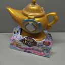 Magic Mixies Magic Genie Lamp with Interactive 8" Blue Plush Toy and 60+ Sounds & Reactions. Unlock a Magic Ring and Reveal a Blue Genie from The Real Misting Lamp. Gifts for Kids, Ages 5+