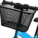 SAMORE Kids Bike Basket with Handle Bike Baskets for Children Cute Small Front Bicycle Handlebar Basket for Girls & Boys