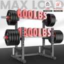 PASYOU Adjustable Power Rack, Multifunction Squat Rack Heavy-Duty Stand, Weight Rack Stand with Spotters, Push Up Portable Strength Training Dumbbell Rack for Home Gym Equipment, Max Load 1800 LBS
