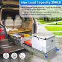 1 Pair Heavy Duty Drawer Slides with Lock 18 20 22 24 26 28 30 32 34 36 38 40 Inch 250 lb Load Capacity Side Mount Full Extension Ball Bearing Rail, 18 inch